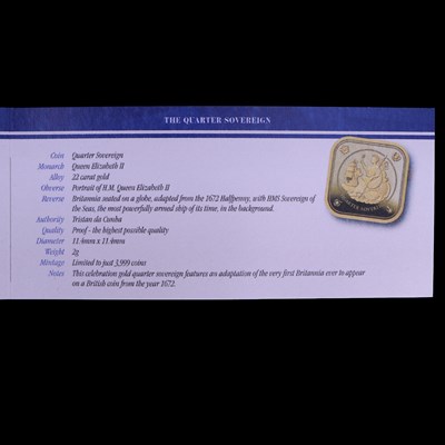 Lot 951 - The 2019 Britannia Four-Sided Gold Sovereign...
