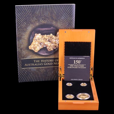 Lot 971 - A Gold Proof Four Coin Set "150th Anniversary...