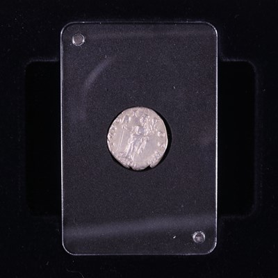 Lot 566 - A collection of Roman silver and bronze...