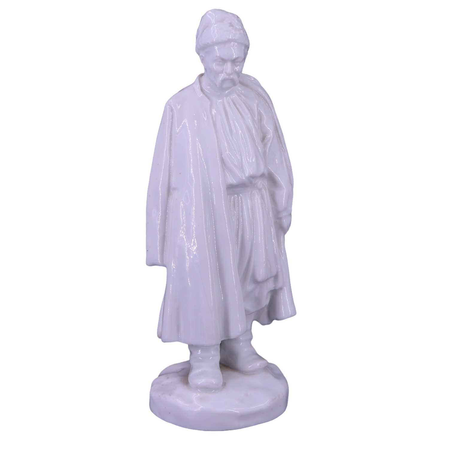 Lot 1352 - A Russian porcelain figure of a Malorussian...