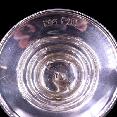 Lot 904 - A George V silver spirit kettle and stand,...