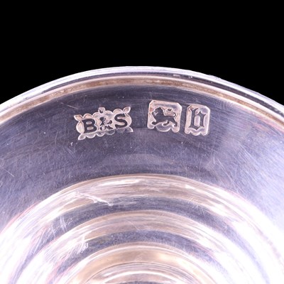 Lot 904 - A George V silver spirit kettle and stand,...