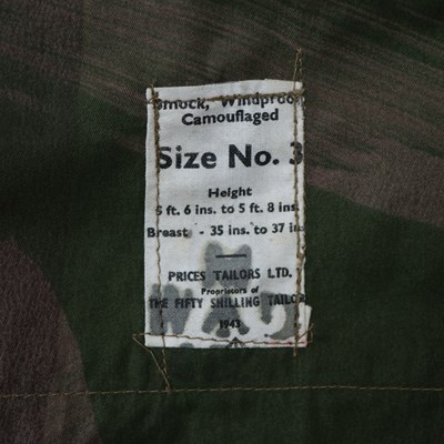Lot 247 - A Second World War British Army camouflaged...