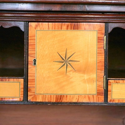 Lot 1555 - A fine George III inlaid mahogany bookcase...