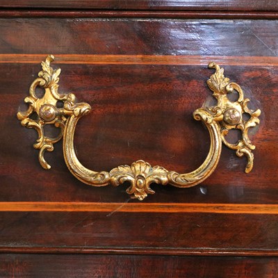 Lot 1555 - A fine George III inlaid mahogany bookcase...