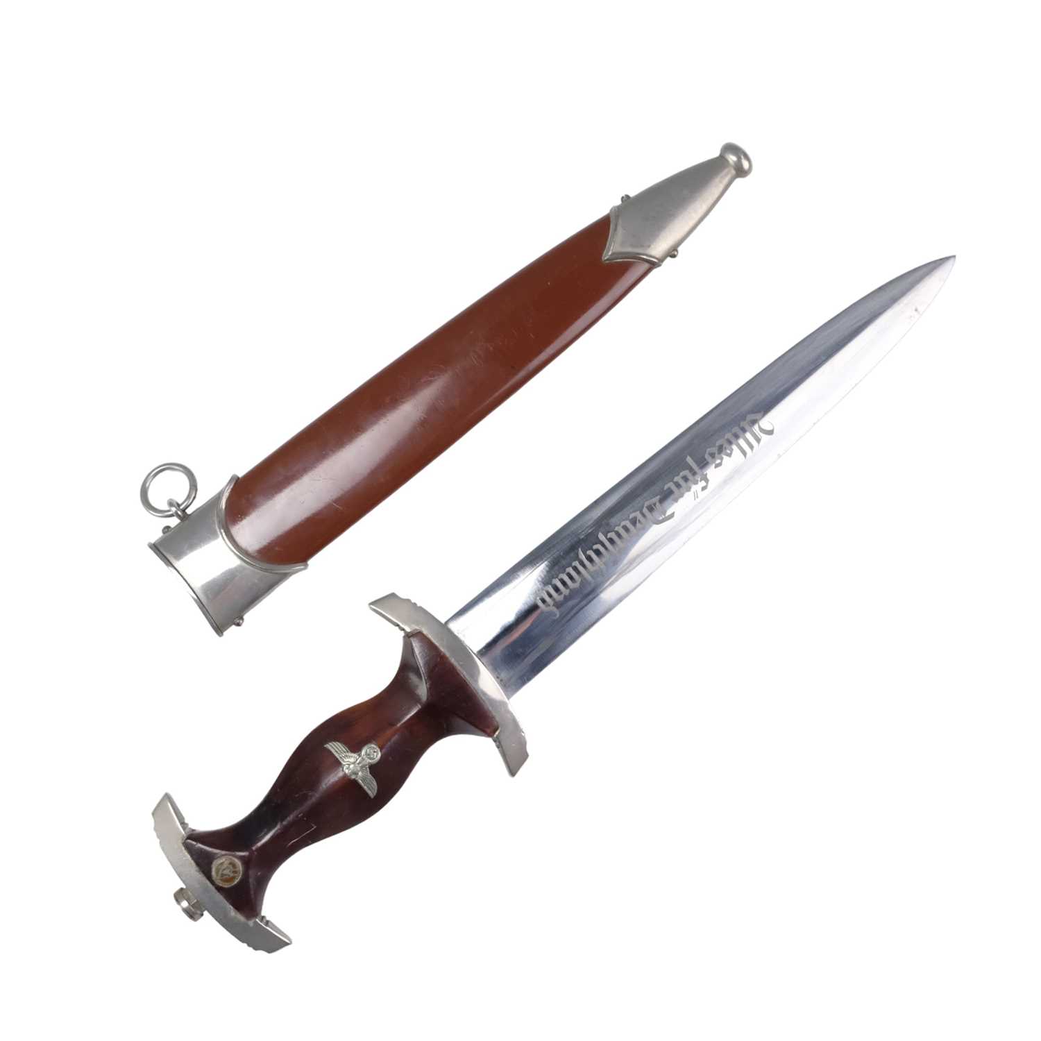 Lot 900 - A German Third Reich SA dagger by Henkell and...