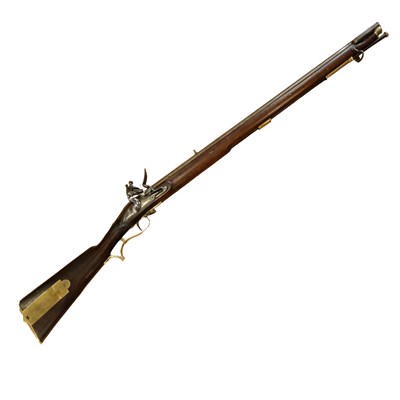 Lot 1310 - A George III volunteer Baker flintlock rifle...