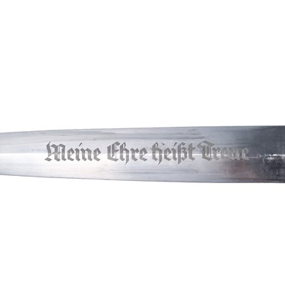Lot 918 - A German Third Reich Model 1933 SS dagger by...