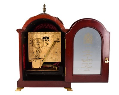 Lot 1750 - A Garrard & Co brass mounted mahogany 350th...
