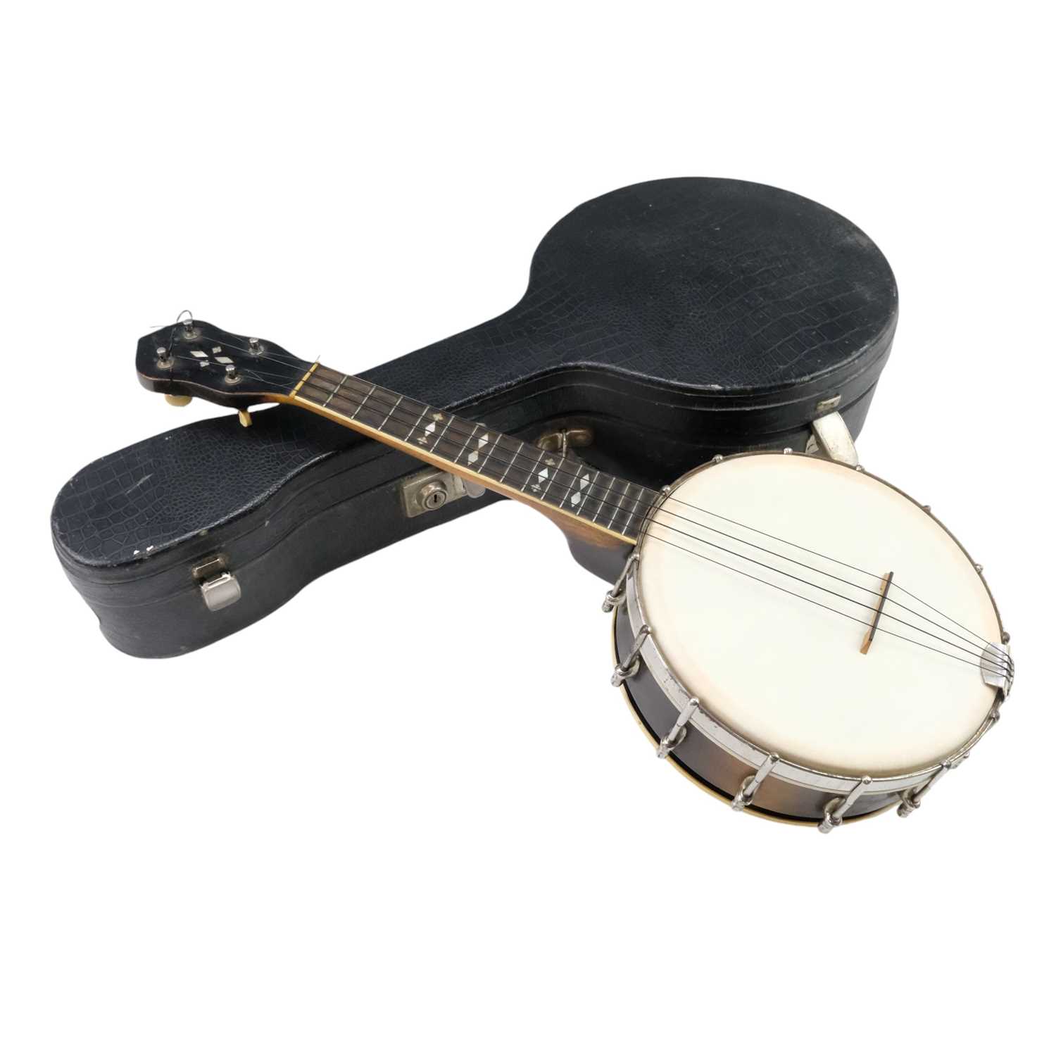 Lot 671 - A George Formby owned "Baby" Gibson UB-2...
