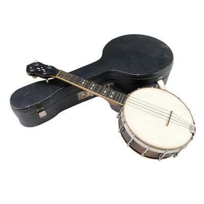 Lot 671 - A George Formby owned "Baby" Gibson UB-2...