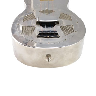 Lot 679 - A George Formby owned National steel resonator...
