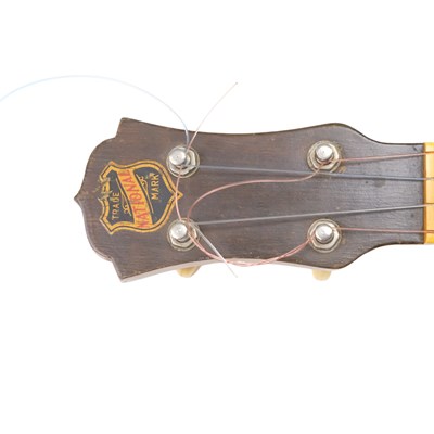 Lot 679 - A George Formby owned National steel resonator...