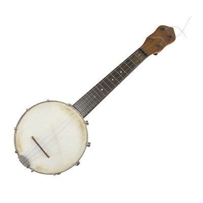 Lot 680 - A George Formby owned "The Gibson" UB-1 banjo...
