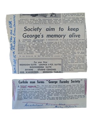 Lot 680 - A George Formby owned "The Gibson" UB-1 banjo...