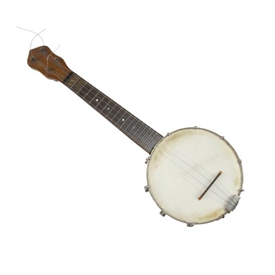 Lot 680 - A George Formby owned "The Gibson" UB-1 banjo...