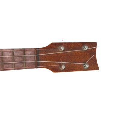 Lot 682 - A George Formby owned La Foley ukulele, the...