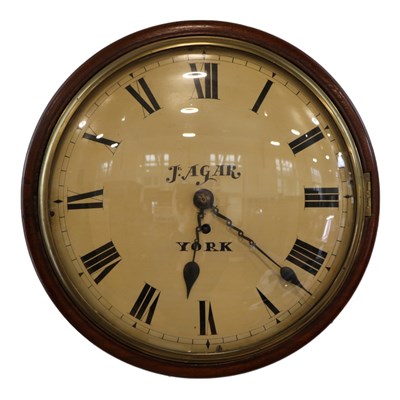 Lot 1345 - A 19th Century mahogany dial clock by John...