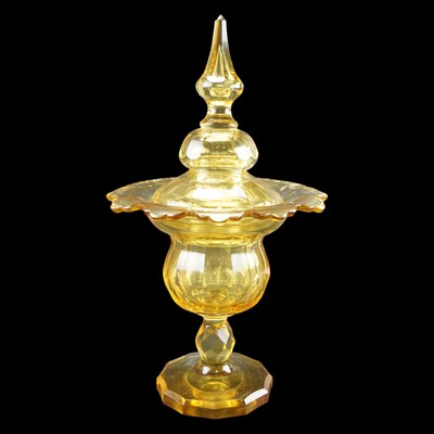 Lot 899 - A large 19th Century Bohemian style facet cut...