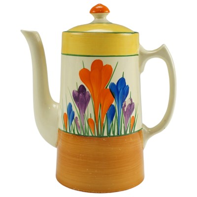Lot 812 - A Clarice Cliff Bizarre "Crocus" pattern...
