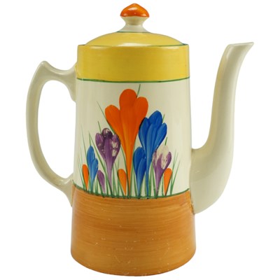 Lot 812 - A Clarice Cliff Bizarre "Crocus" pattern...