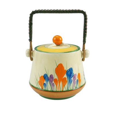 Lot 814 - A Clarice Cliff Bizarre "Crocus" pattern...