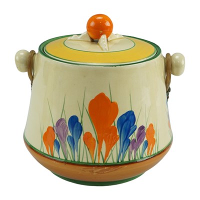 Lot 814 - A Clarice Cliff Bizarre "Crocus" pattern...