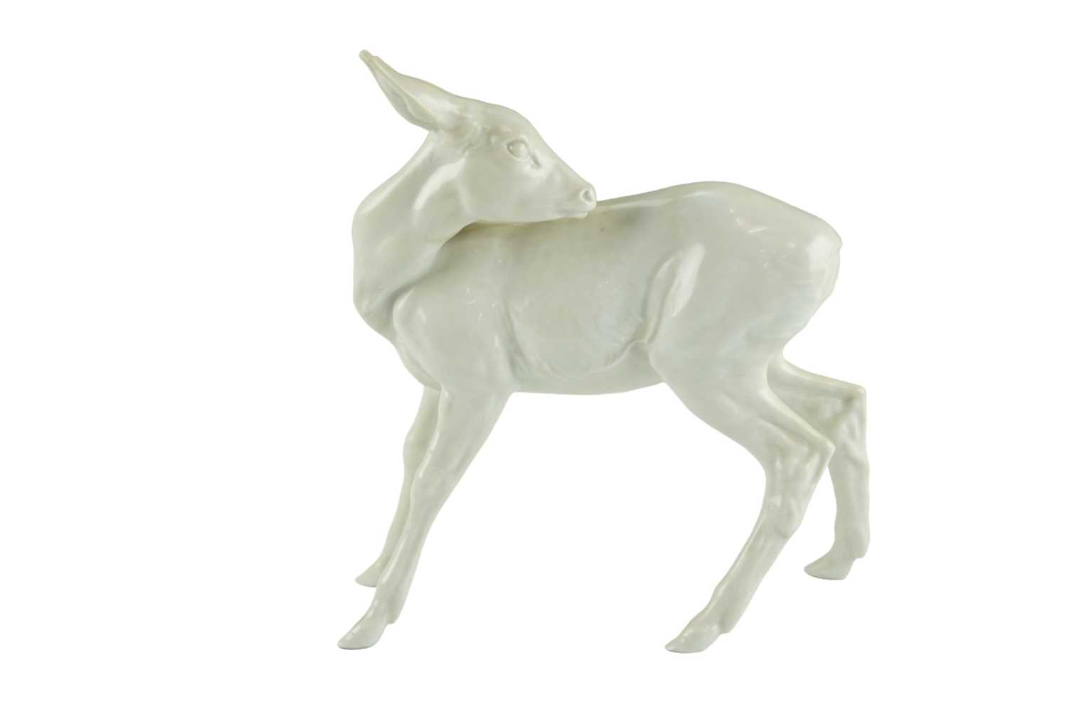 Lot 1539 - A Meissen Weifs blanc-de-chine porcelain...