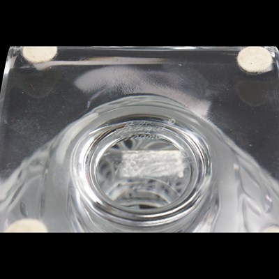 Lot 884 - A pair of Lalique Elisabeth frosted glass...
