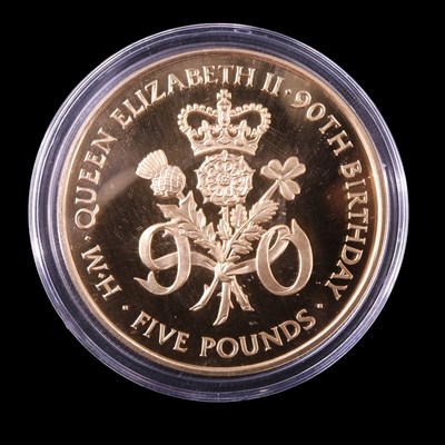 Lot 1043 - The Queen Elizabeth II 90th Birthday 22-Carat...