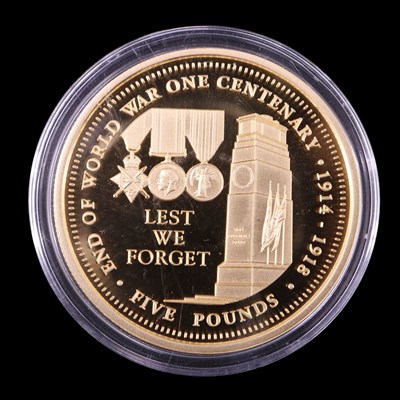 Lot 1045 - The Centenary of World War I Solid 22-Carat...