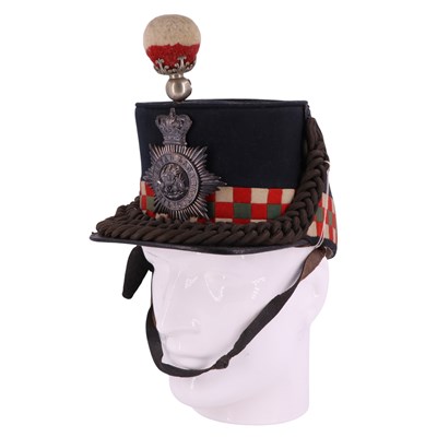 Lot 933 - A Victorian 1st Royal Lanark Militia shako