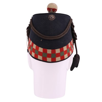 Lot 933 - A Victorian 1st Royal Lanark Militia shako