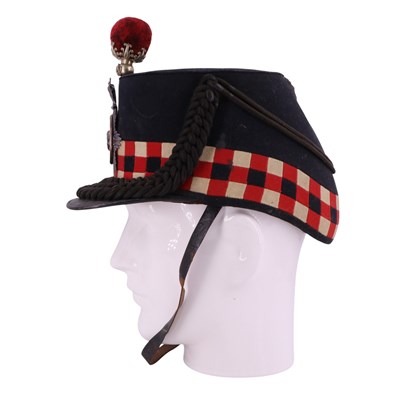 Lot 934 - A Victorian Renfrew Militia shako