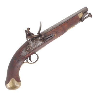 Lot 1512 - A William IV flintlock Sea Service pistol