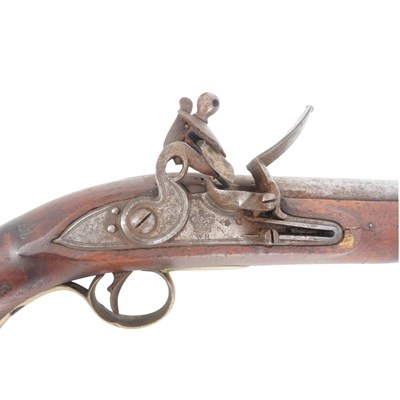 Lot 1512 - A William IV flintlock Sea Service pistol