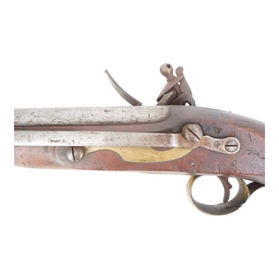 Lot 1512 - A William IV flintlock Sea Service pistol