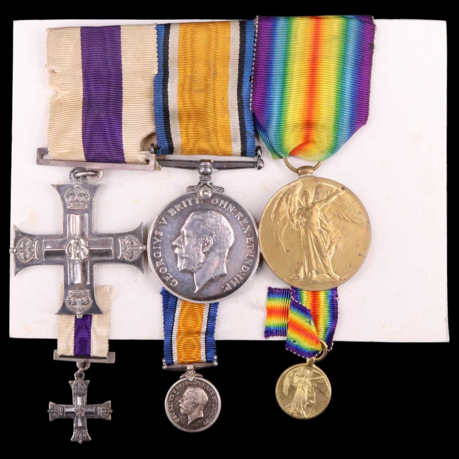 Lot 900 - A Great War Military Cross, British War and...