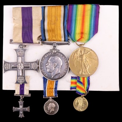 Lot 900 - A Great War Military Cross, British War and...