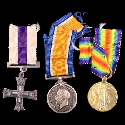 Lot 900 - A Great War Military Cross, British War and...