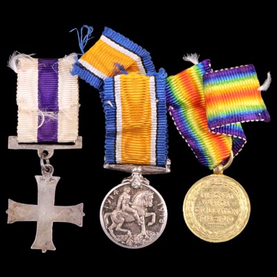 Lot 900 - A Great War Military Cross, British War and...