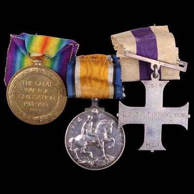 Lot 900 - A Great War Military Cross, British War and...