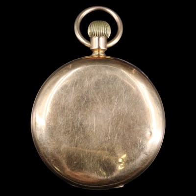 Lot 1861 - An early 20th Century 18 ct gold pocket watch...