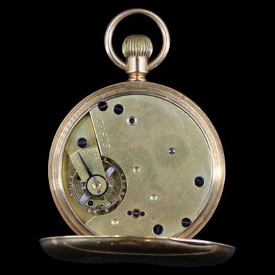 Lot 1861 - An early 20th Century 18 ct gold pocket watch...