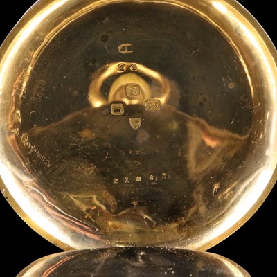 Lot 1861 - An early 20th Century 18 ct gold pocket watch...