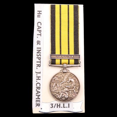 Lot 89 - An East and West Africa medal with 1897-98...