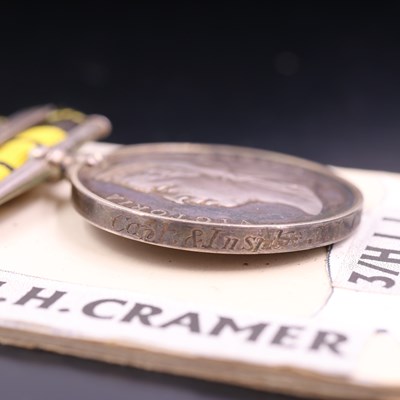 Lot 89 - An East and West Africa medal with 1897-98...