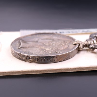 Lot 105 - A South Africa medal with 1877-8-9 clasp to...