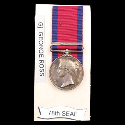 Lot 171 - A Military General Service medal with Maida...