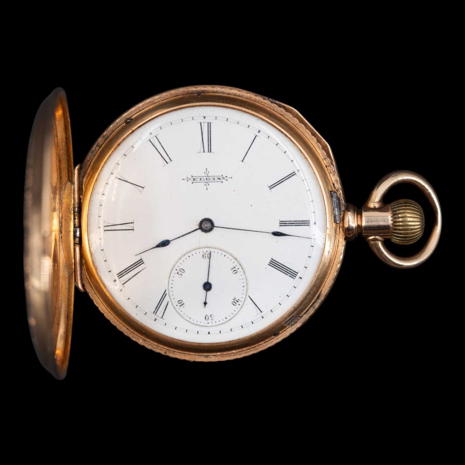 Lot 1230 - A late 19th Century Elgin National Watch Co...